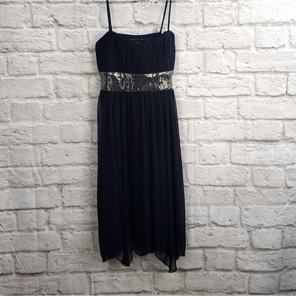City Triangles  Blue Empire Waist Formal Dress